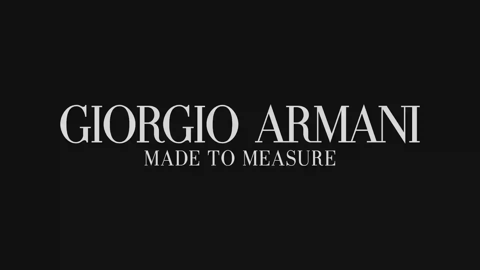 V. EVENTO - G. ARMANI MADE TO MEASURE 2019